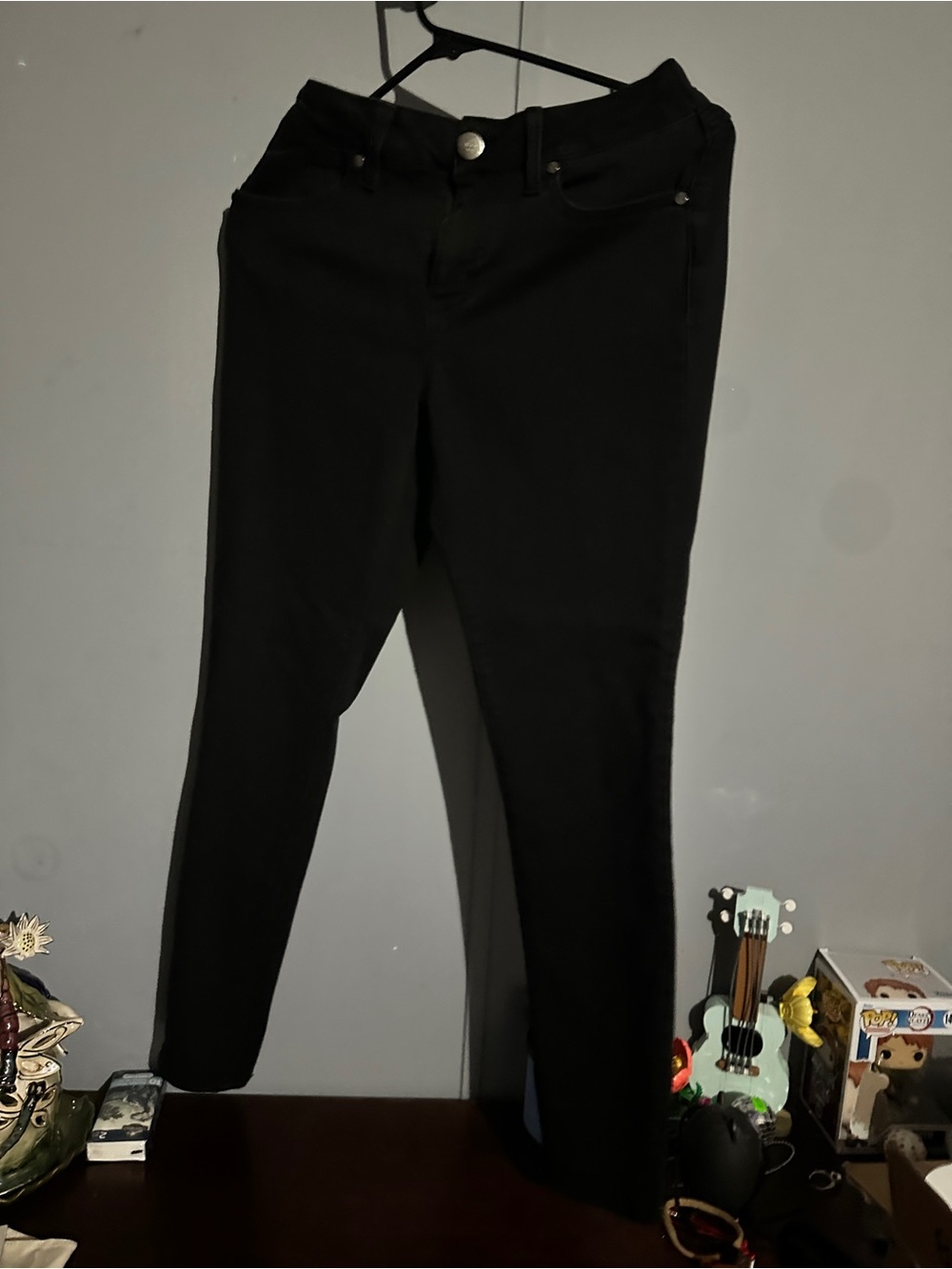 1822 Denim Black Skinny Jeans